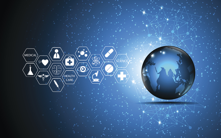 vector abstract background globe and medical health care innovation concept abstract, background, globe, medical, health care, innovation, concept, global, world map, world, earth, medicine, drug, pharmacy, icon, logo, data, science, scientific, hospital, clinic, innovative, blue, connection, networking, design, pattern, space, composition, banner, logo, sign, pulse, sci fi, technology, tech, hi tech, vector, illustration, power, vision, future,